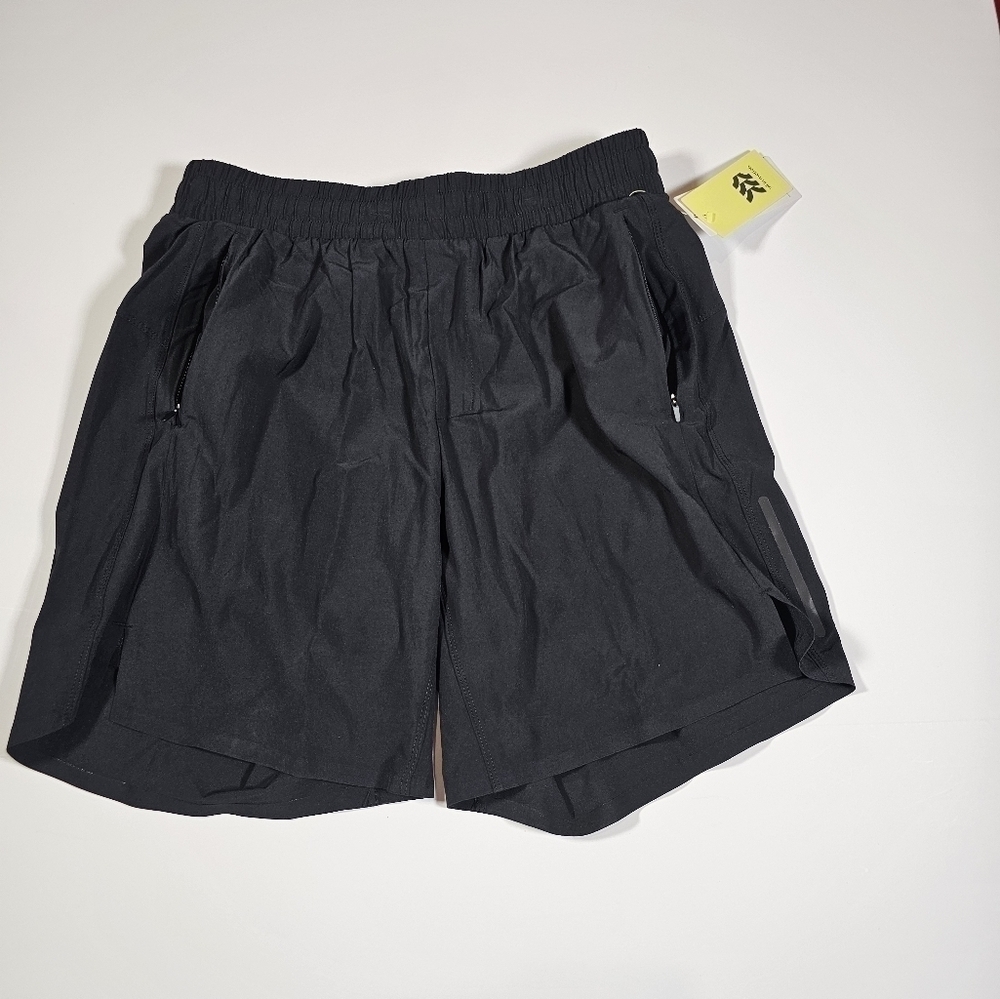 All In Motion 2-in-1 Activewear Black Shorts Size Medium NWT - Picture 2 of 14